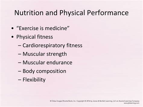 nutrients and physical performance